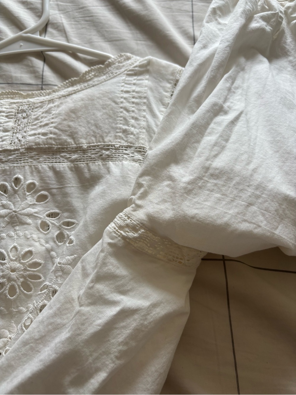 Sezane Enea Blouse Ecru 34 - Picture 7 of 12